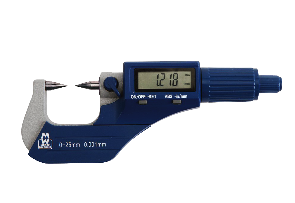 Moore & Wright Digital Point Micrometer MW270 Series