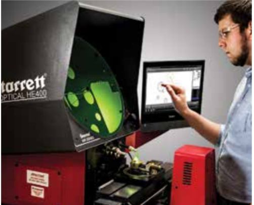 Starrett HE400 Horizontal Benchtop Optical Comparator Applications 2